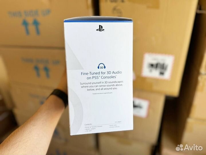 Наушники Sony Pulse 3D Белые / Новые