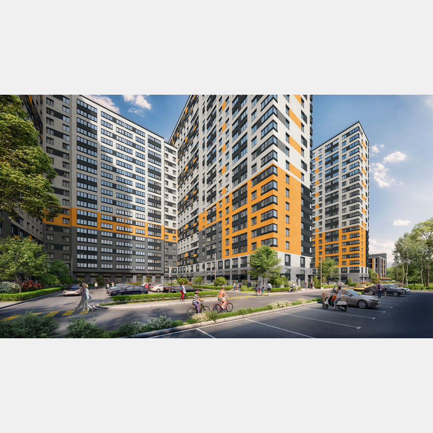 3-к. апартаменты, 67,8 м², 12/24 эт.