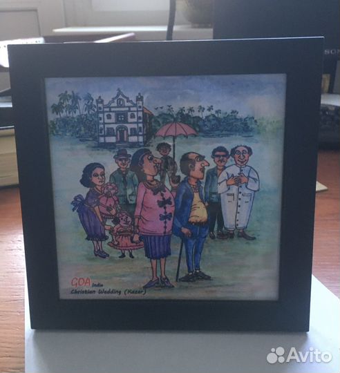 Картина на керамической плитке Гоа