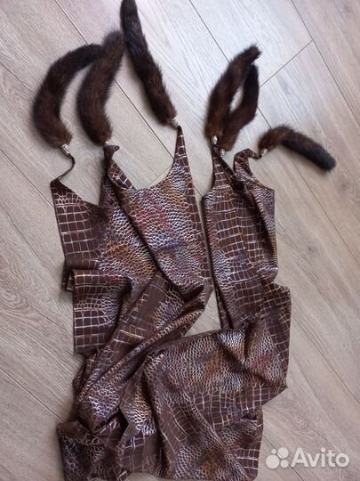 Палантин с норкой