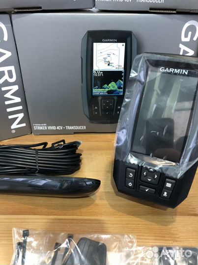 Эхолот Garmin Striker Vivid 4cv RU, гарантия