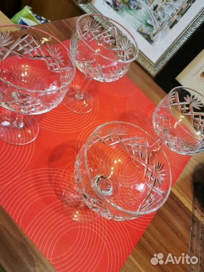 Бокал для шампанского. Креманки. Фужер. Салатник