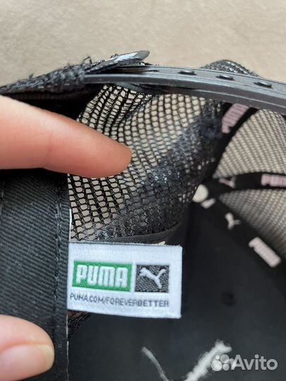 Бейсболка кепка мужская Puma черная оригинал