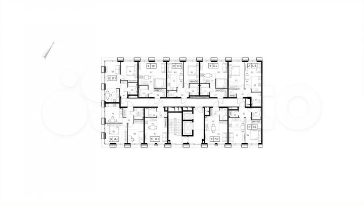 Квартира-студия, 32,4 м², 8/8 эт.