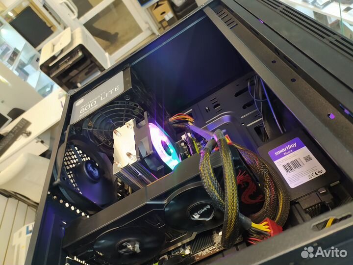 Компьютер E5 2650 v2 32gb RX 570 4gb SSD 240gb