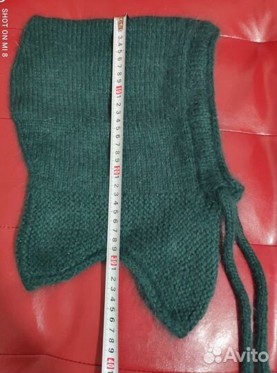 Капор+варежки пух норки