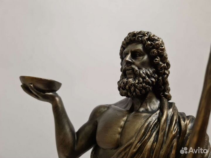 Бог медицины Асклепий статуэтка