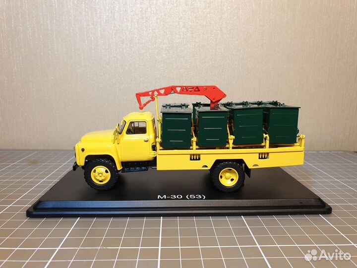 Контейнерный мусоровоз М-30 на базе газ-53 SSM1493