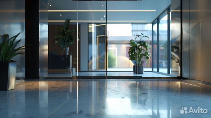 Раздвижные стеклянные двери