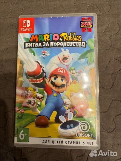 Картридж на nintendo switch mario rabbids