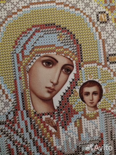 Схема для вышивания бисером, канва