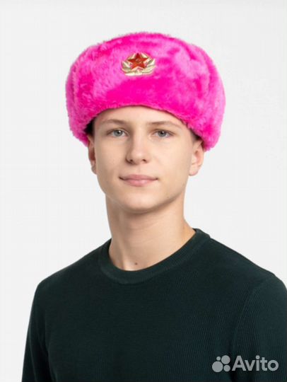 Шапка ушанка армейская, зимняя (Разные цвета)