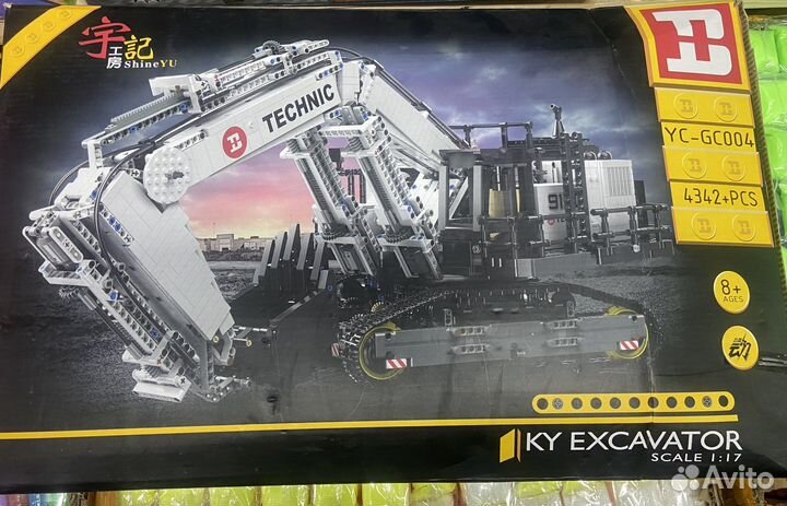 Lego technic экскаватор новый