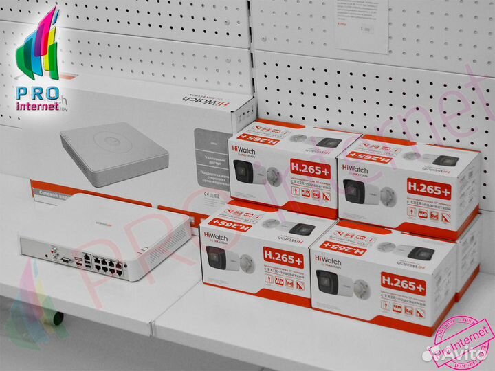 IP-камеры уличные 4мп и видеорегистратор