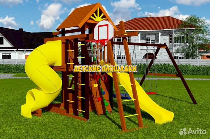 Детская площадка для веселого досуга