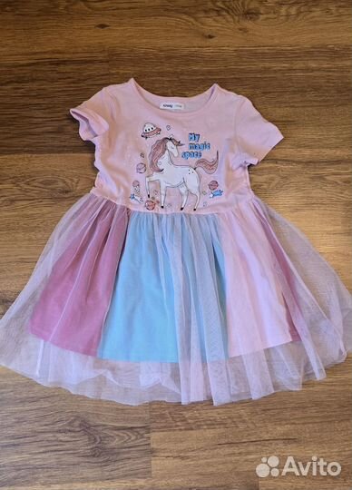 Платья пакетом для девочки 104 110,H&M