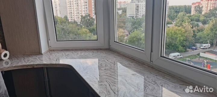 Подоконник из искусственного камня (акрил)