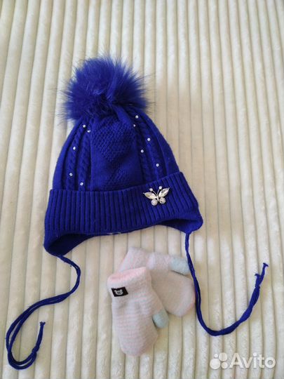 Шапка зимняя для девочки