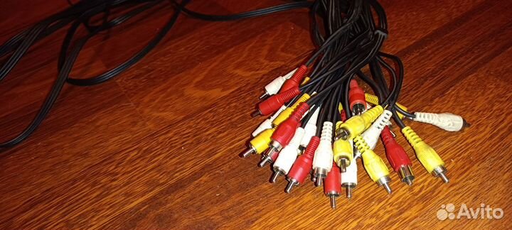 Тюльпаны - 3*3RCA, 2*2RCA провода