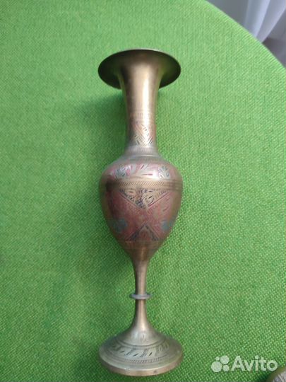 Вазы латунь