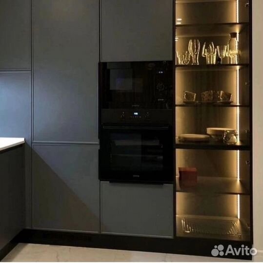 Кухня в стиле IKEA с замером