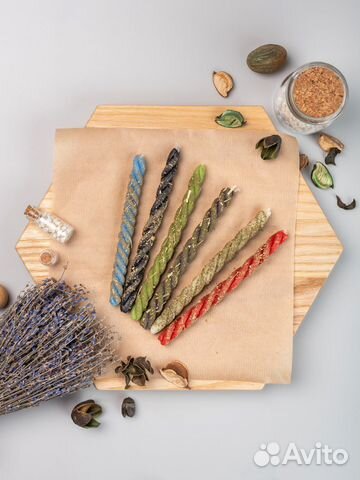 Магические свечи-скрутки