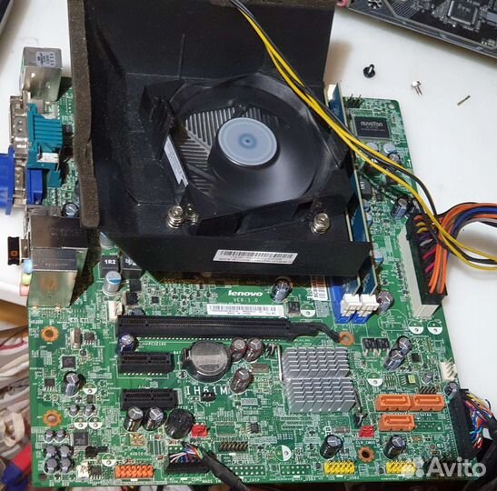 Материнская плата с процессором i3 2120 + 4 гб