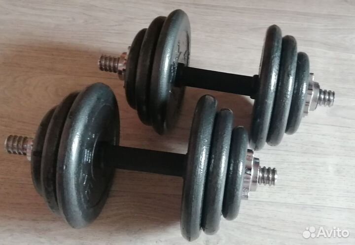 Набор разборных гантелей 2шт по 6кг каждая