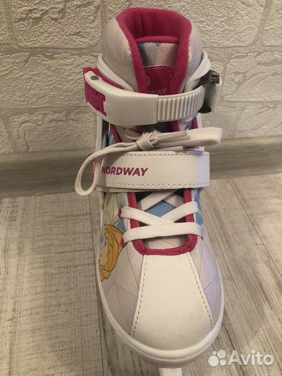 Коньки детские раздвижные nordway 31 36