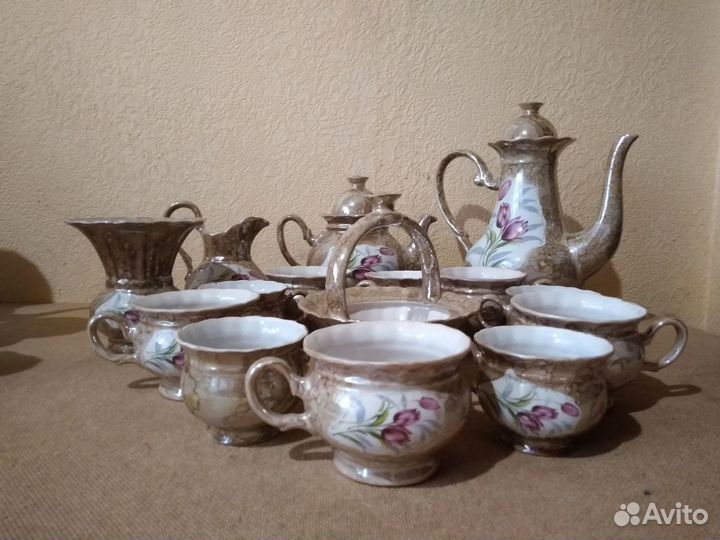 Сервиз кофейный/чайный, подставка под лопатки и пр