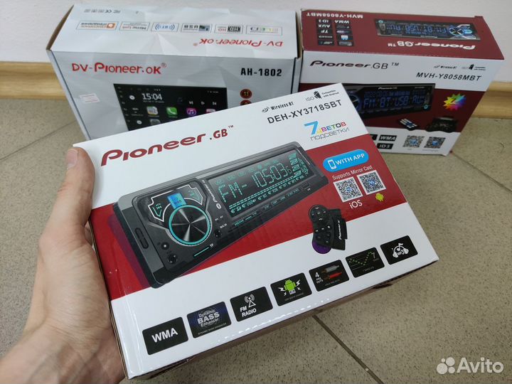 Магнитола Pioneer с bluetooth