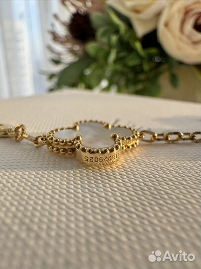 Браслет Van cleef arpels золото 750 пробы