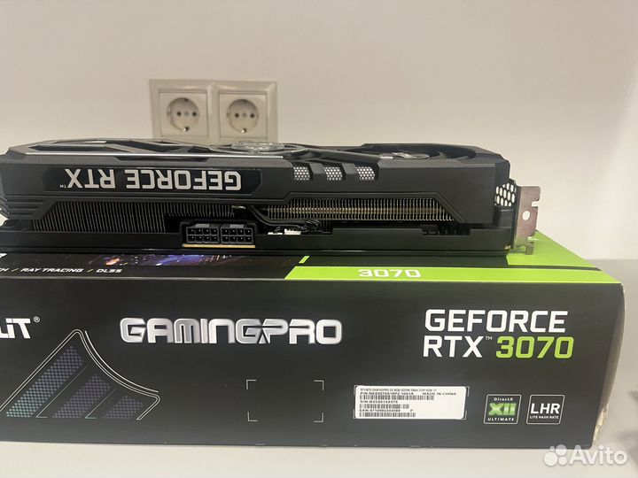 Видеокарта RTX 3070 GamingPro OC 8gb Palit