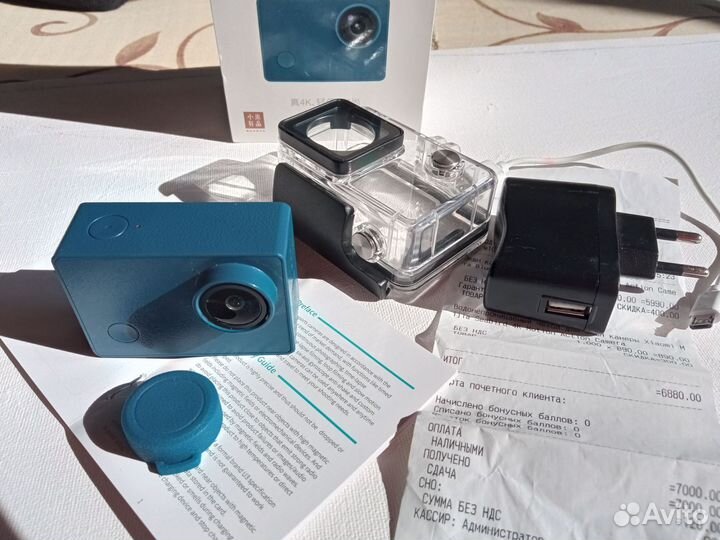 Экшн камера xiaomi yi 4k