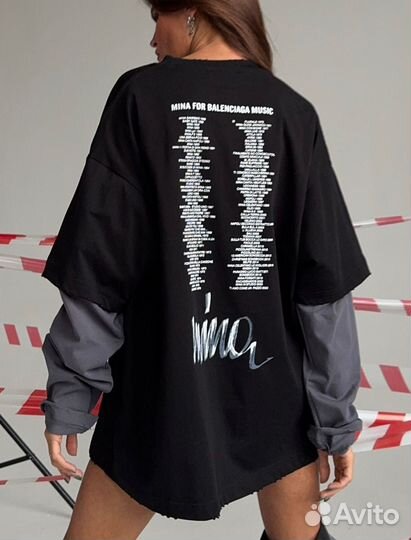 Лонгслив balenciaga 2 цвета