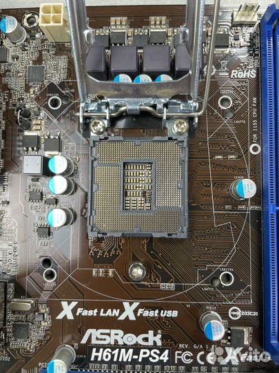 Материнская плата ASRock H61M-PS4 LGA 1155