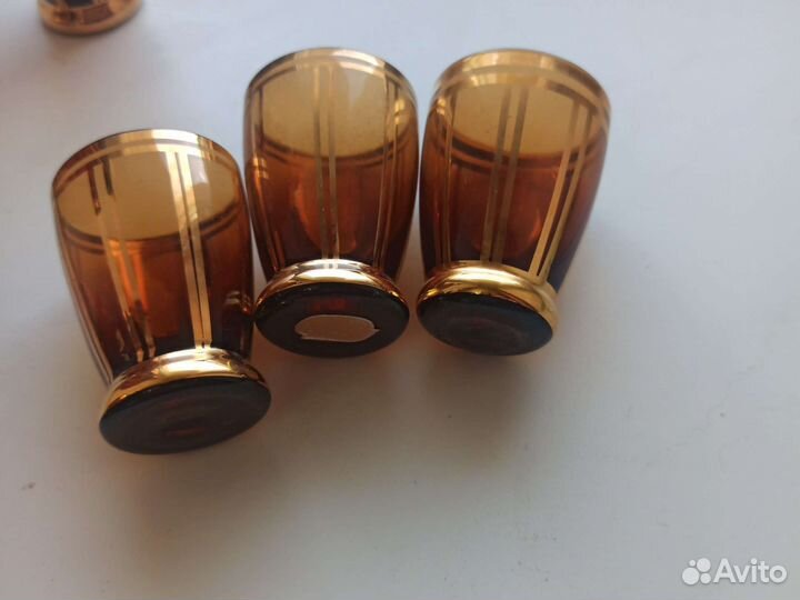 Графин и 6 стопок времен СССР, Богемия