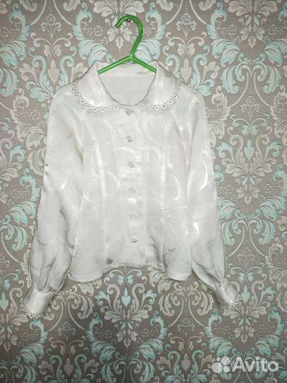 Блузка школьная 122 128