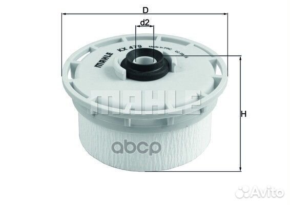 Фильтр топливный toyota land cruiser 4.5D 08- K