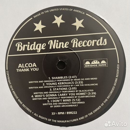 Alcoa - Thank You lp 2014