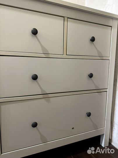 Комод IKEA Хемнэс белый бу