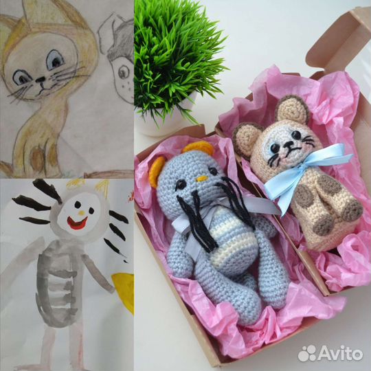 Свяжу игрушку по рисунку/фотографии