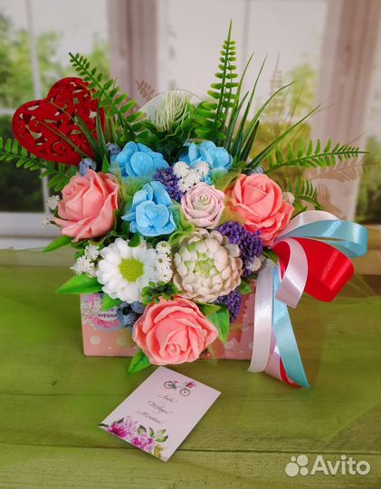 Мыло ручной работы. Интерьерная композиция