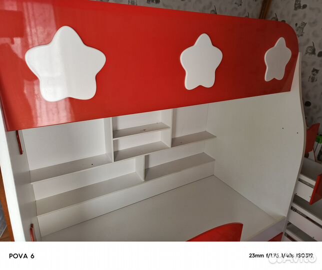 Детская двухярусная кровать б/у