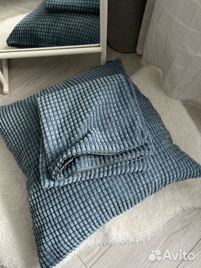 Текстиль ikea, пледы, чехлы на подушки