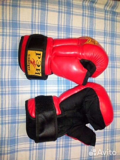 Единоборства защита голени, перчатки, шлем, пах