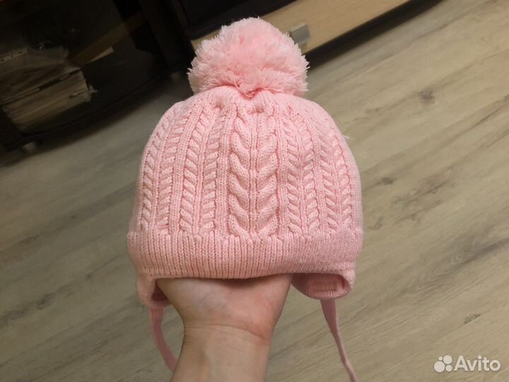 Шапка зимняя для девочки 40-42