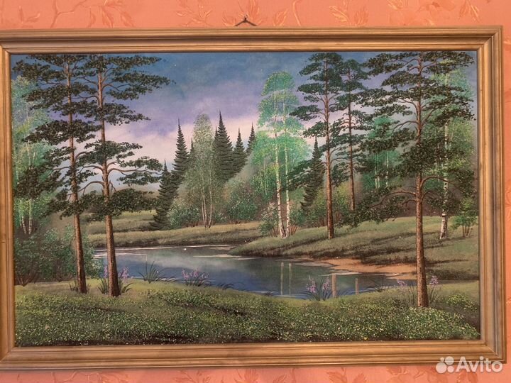 Картина уральская каменная крошка 90*60