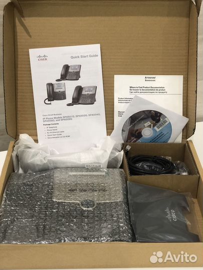 VoIP-телефон Cisco SPA502G черный
