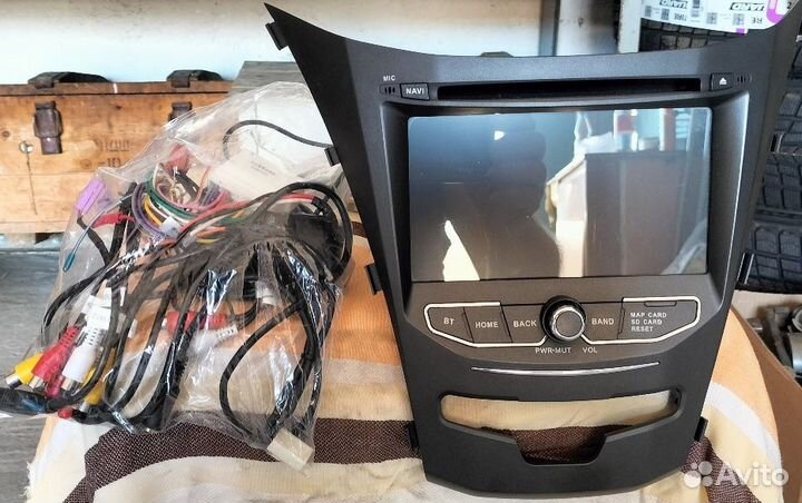 Авто магнитола ssangyong actyon new